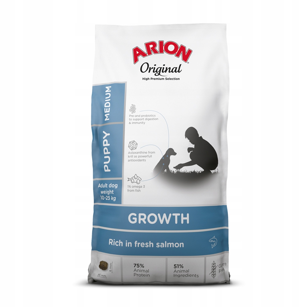 Arion Puppy Medium Growth Salmon 12 kg