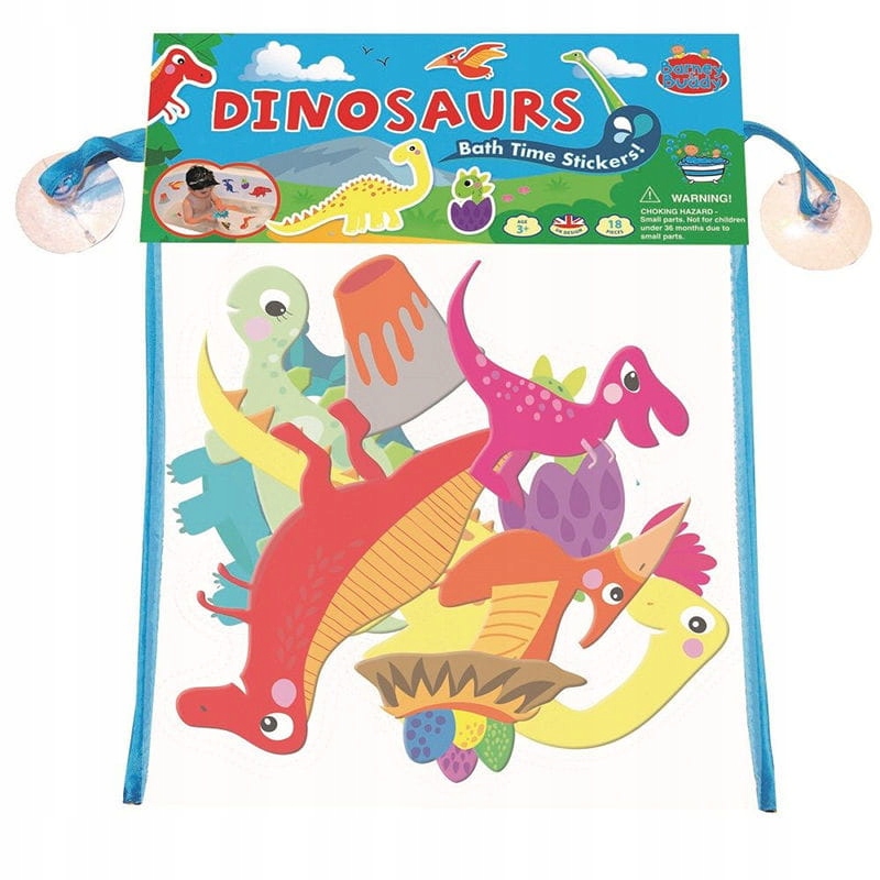 

Buddy Barney Naklejki do kąpieli wanny Dinozaury