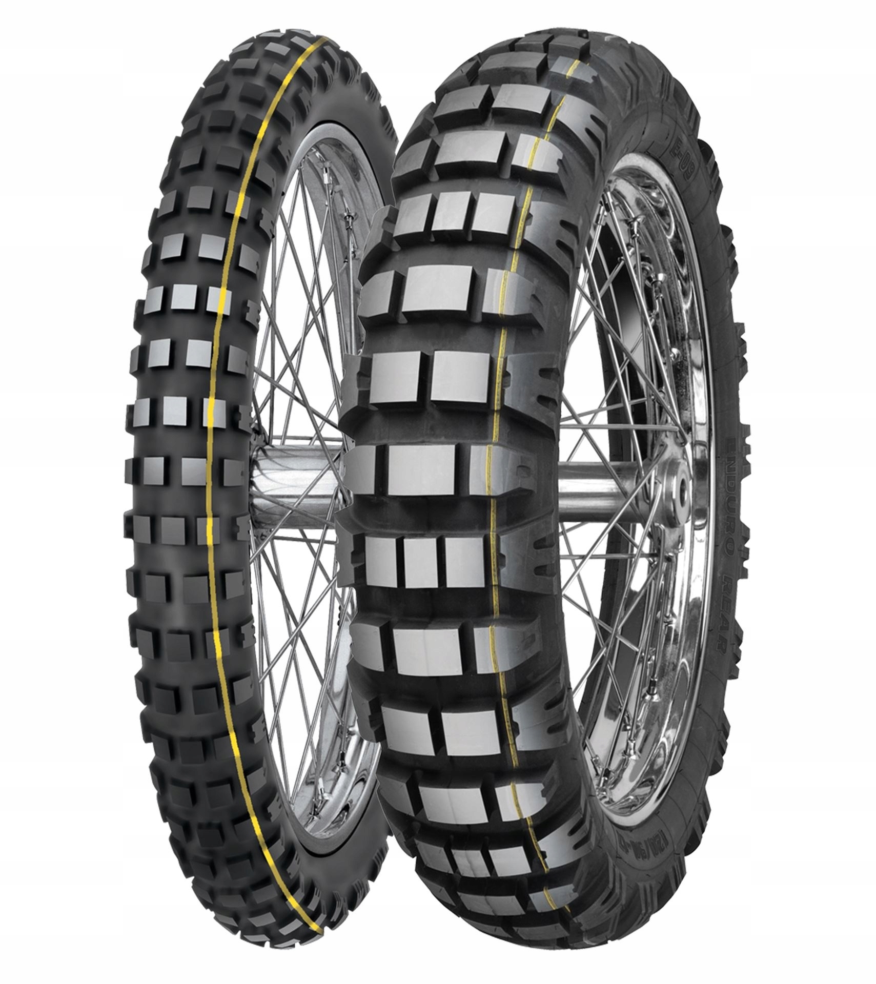 Mitas Pneumatika 110/80-19 E-09 Dakar 59R Tl M+s Predná (žltá Páska) Dot 11/2023