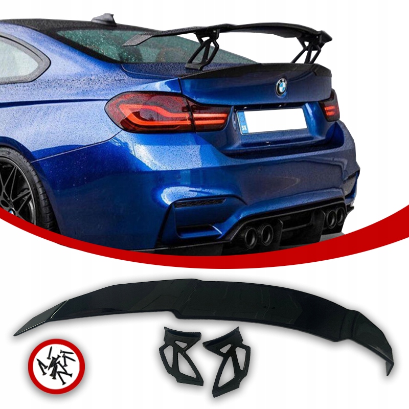 Bmw Spoiler Gts F30 F32 F36 F80 F82 Černý Lesk