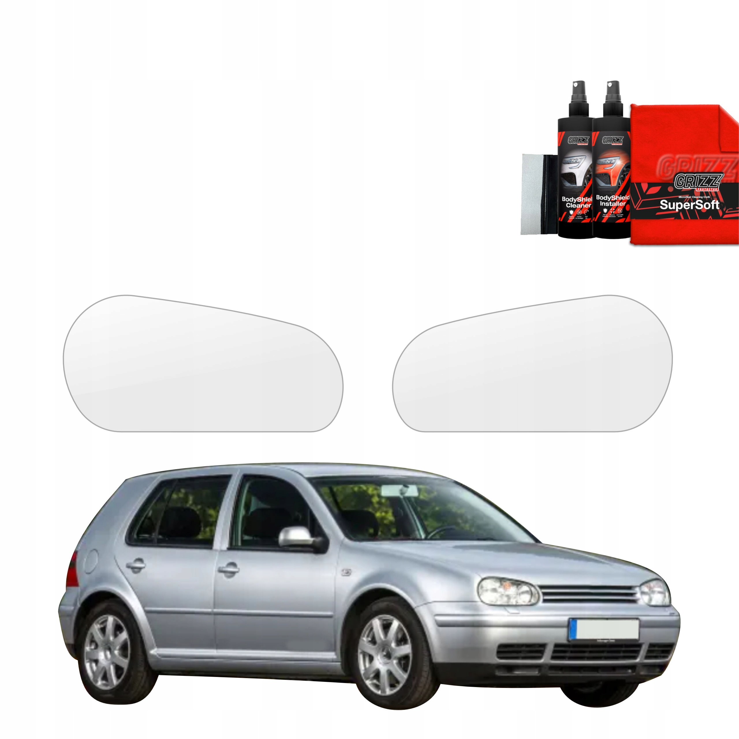 2v1 Fólie na lampy pro Volkswagen Golf 4 Hatchback 5D (1997-2003)