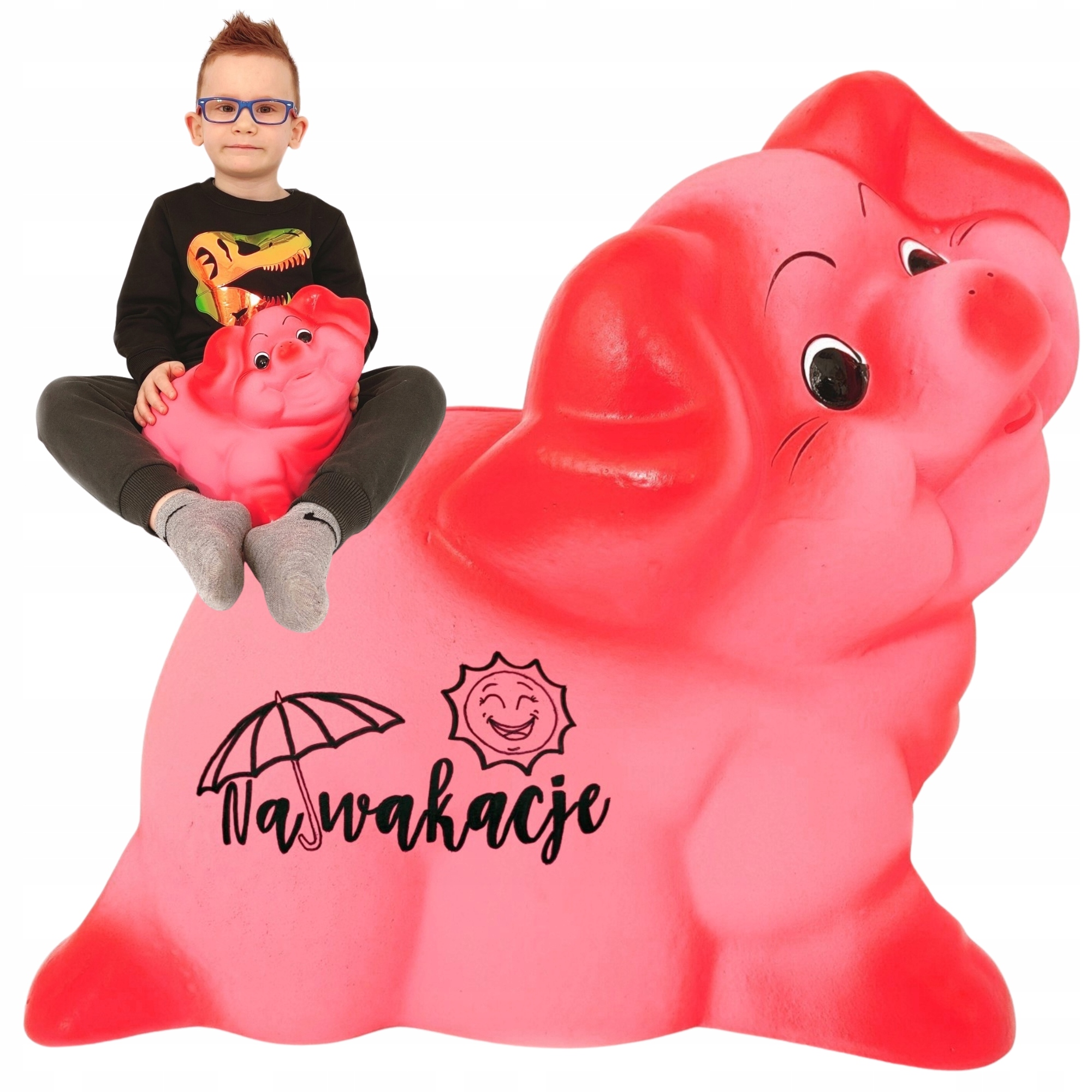 Prasátko pokladnička růžová velká s libovolným nápisem