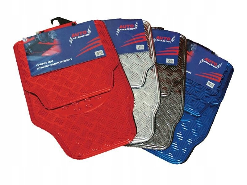 DYWANIK SAMOCHODOWY CHROM SREBRNY