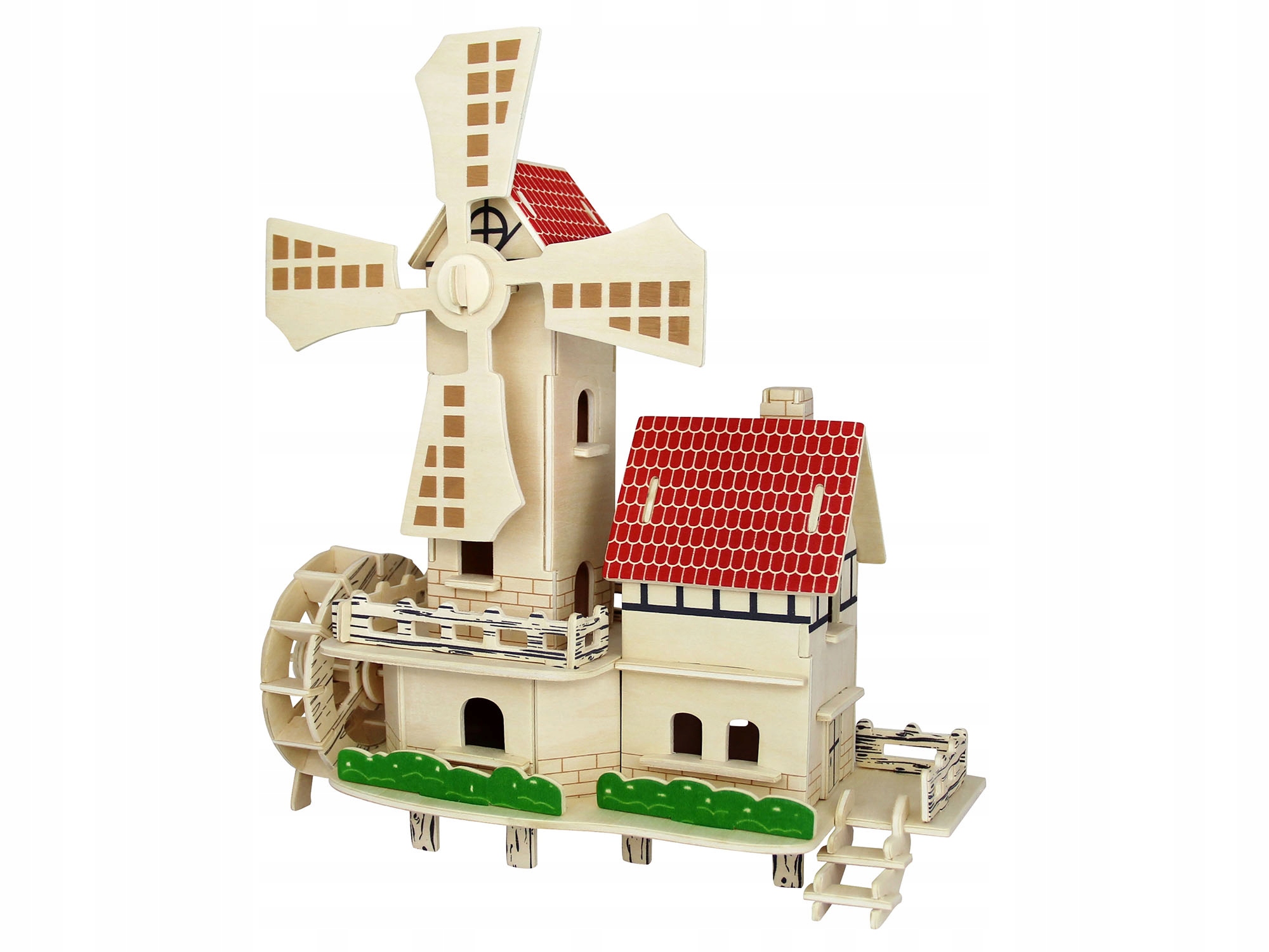 

Wiatrak składanka drewniana puzzle 3D G-P259