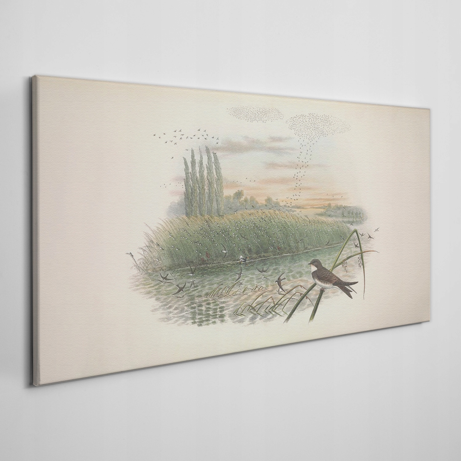 

Ścienny fotoobraz na płótnie Ptak rysunek 140x70