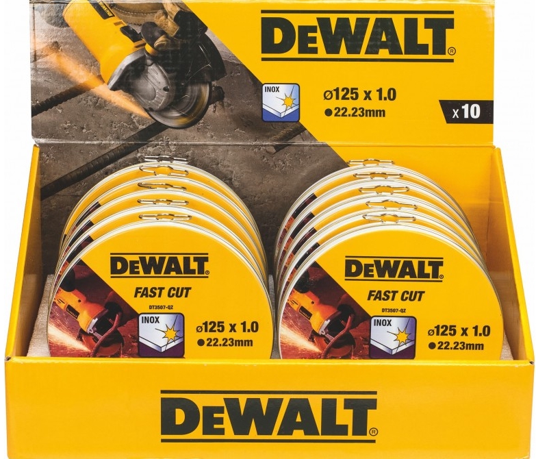 

Dewalt DT3507 Tarcze do metalu 125x1mm Inox 10szt