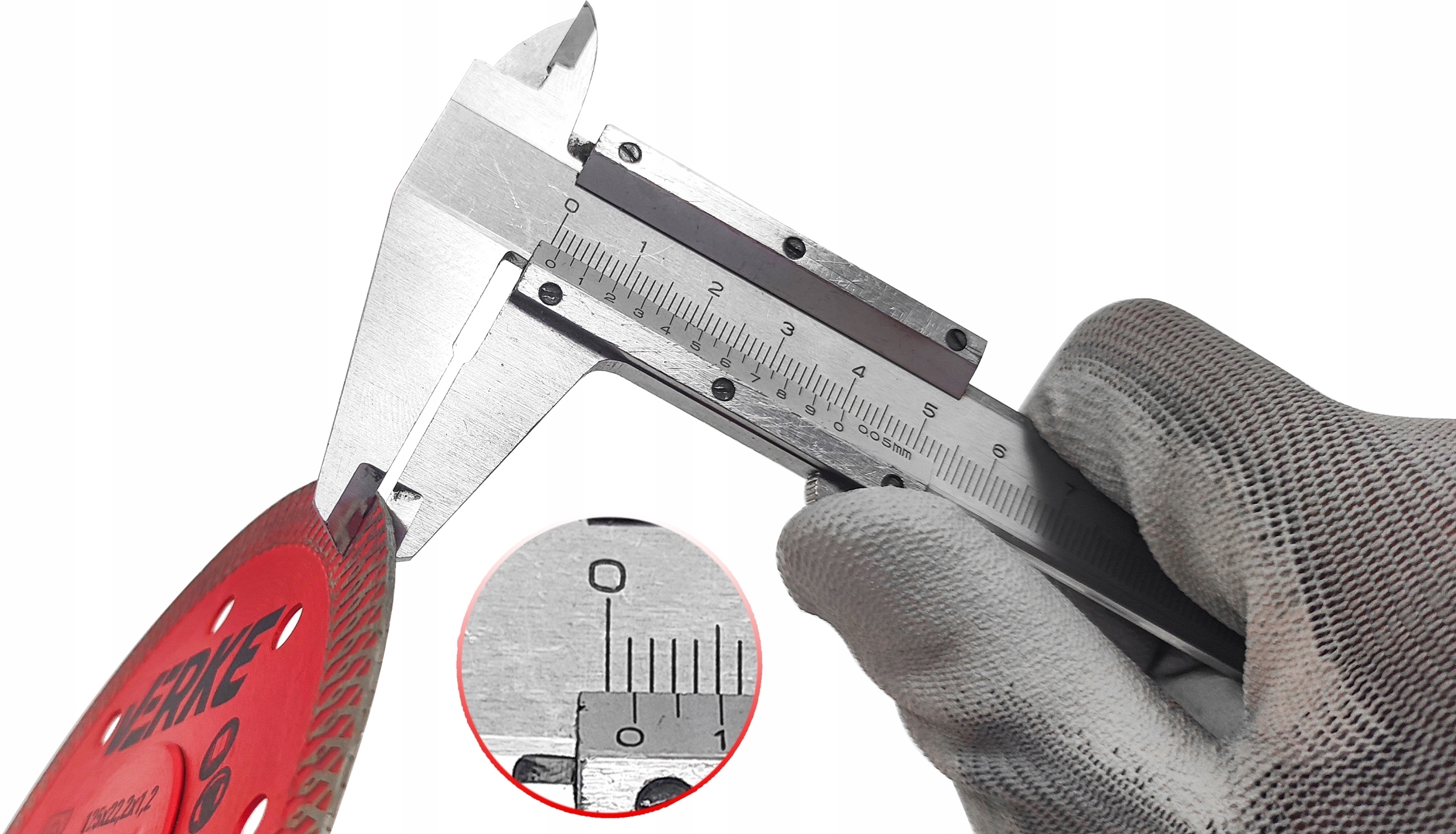 TARCZA DIAMENTOWA DO GRESU PŁYTEK GLAZURY 125 MM Średnica otworu 22.2 mm