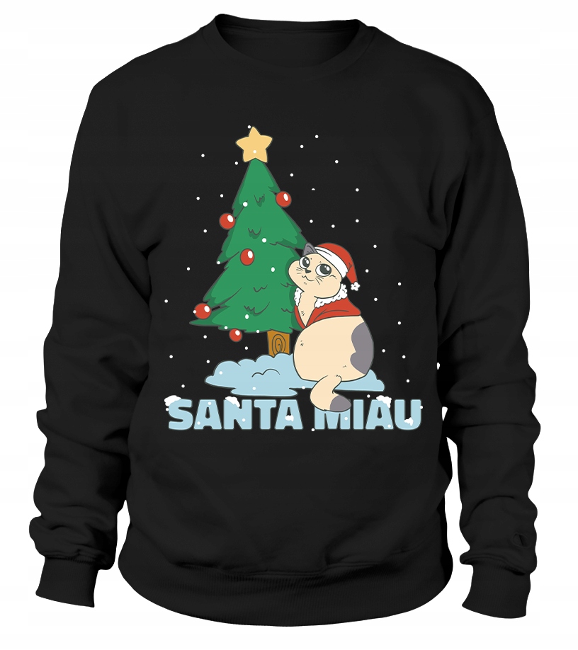 Pánská Mikina Santa Miau M Černá Pro něj Chlapa Manžela Chlapa