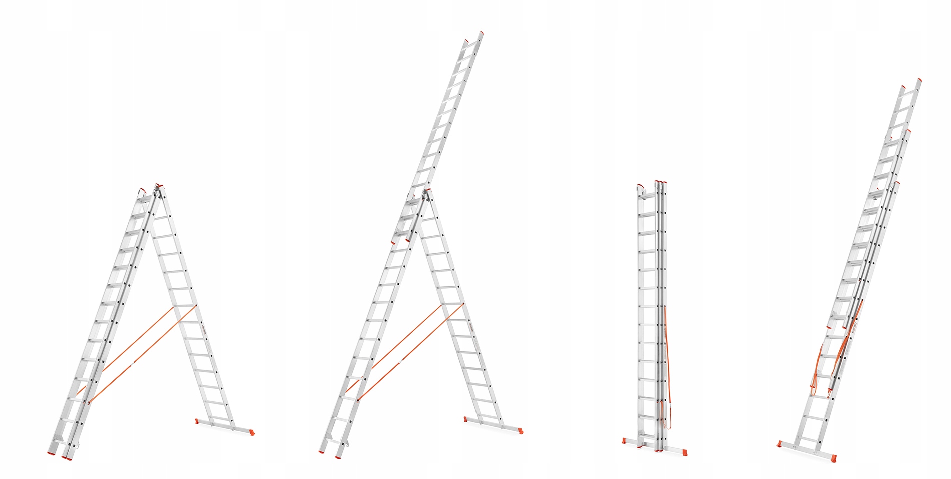 DRABINA ALUMINIOWA 3x13 NAJMOCNIEJSZA W POLSCE Marka Higher