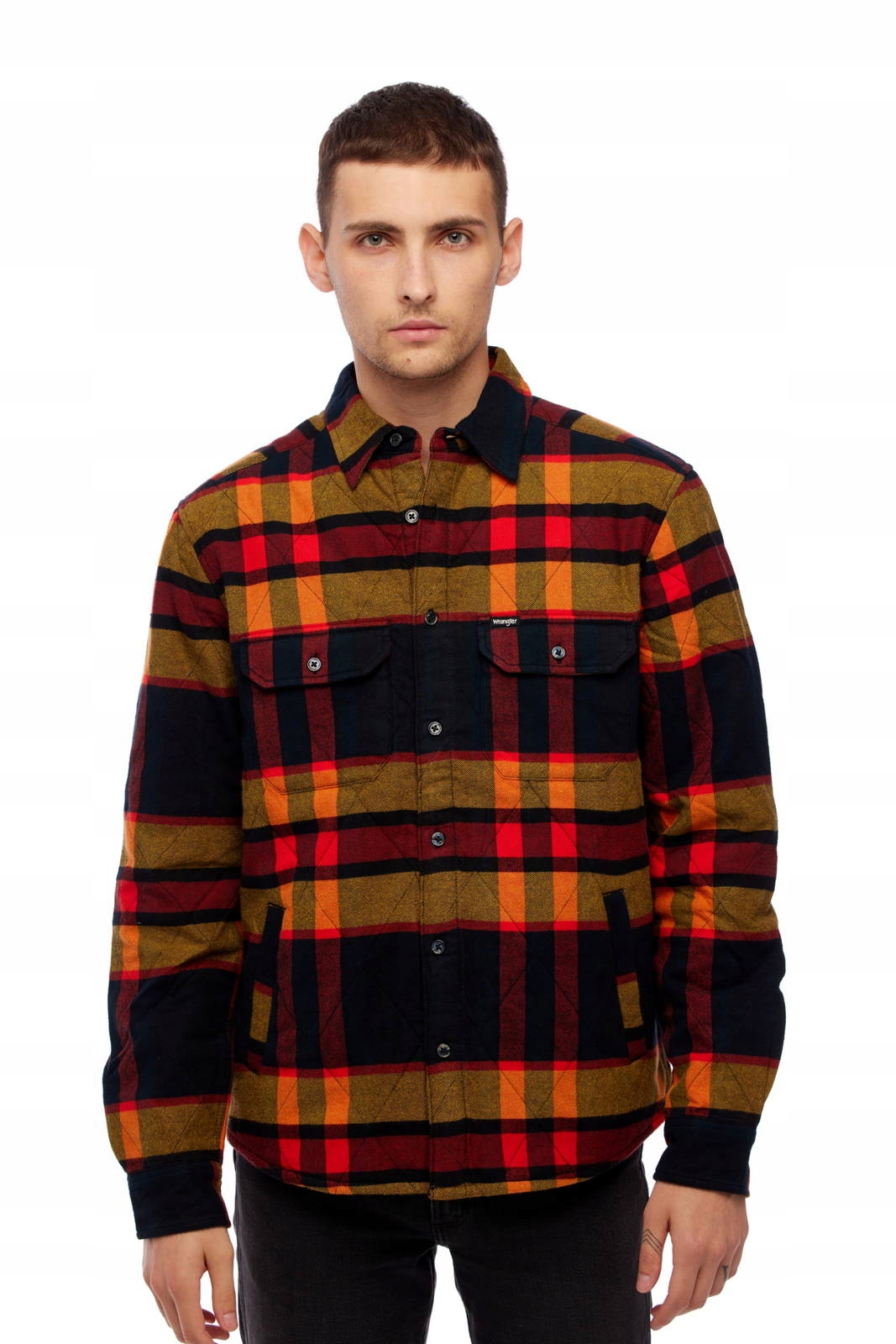 

Wrangler Ocieplana Overshirt Red W5AFT2R06 M