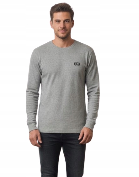 lehká mikina Abercrombie&Fitch longsleeve šedá L