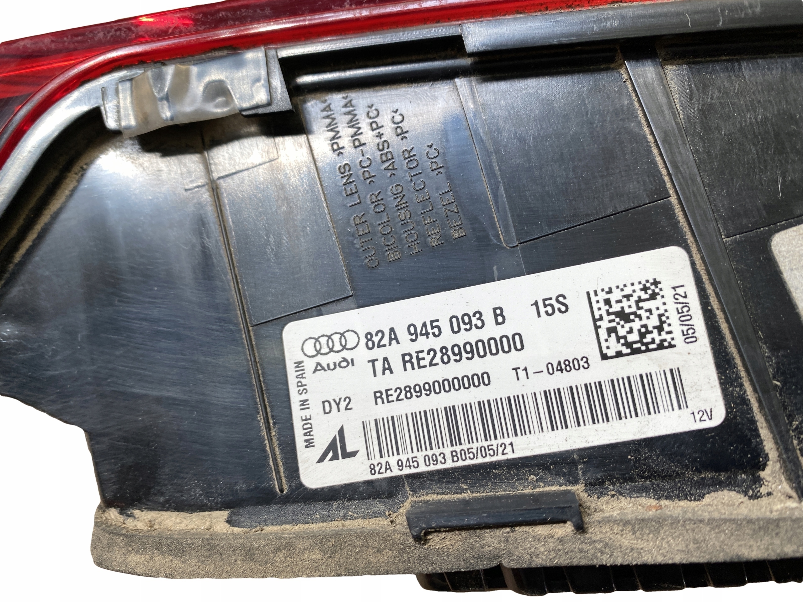 AUDI A1 82A Licht links heck DYNAMICZNA 82A945093B