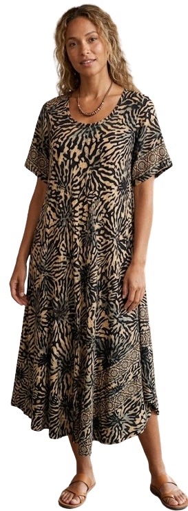 Elegantní Šaty v boho/etno stylu Lili Italia 229-139 Pln