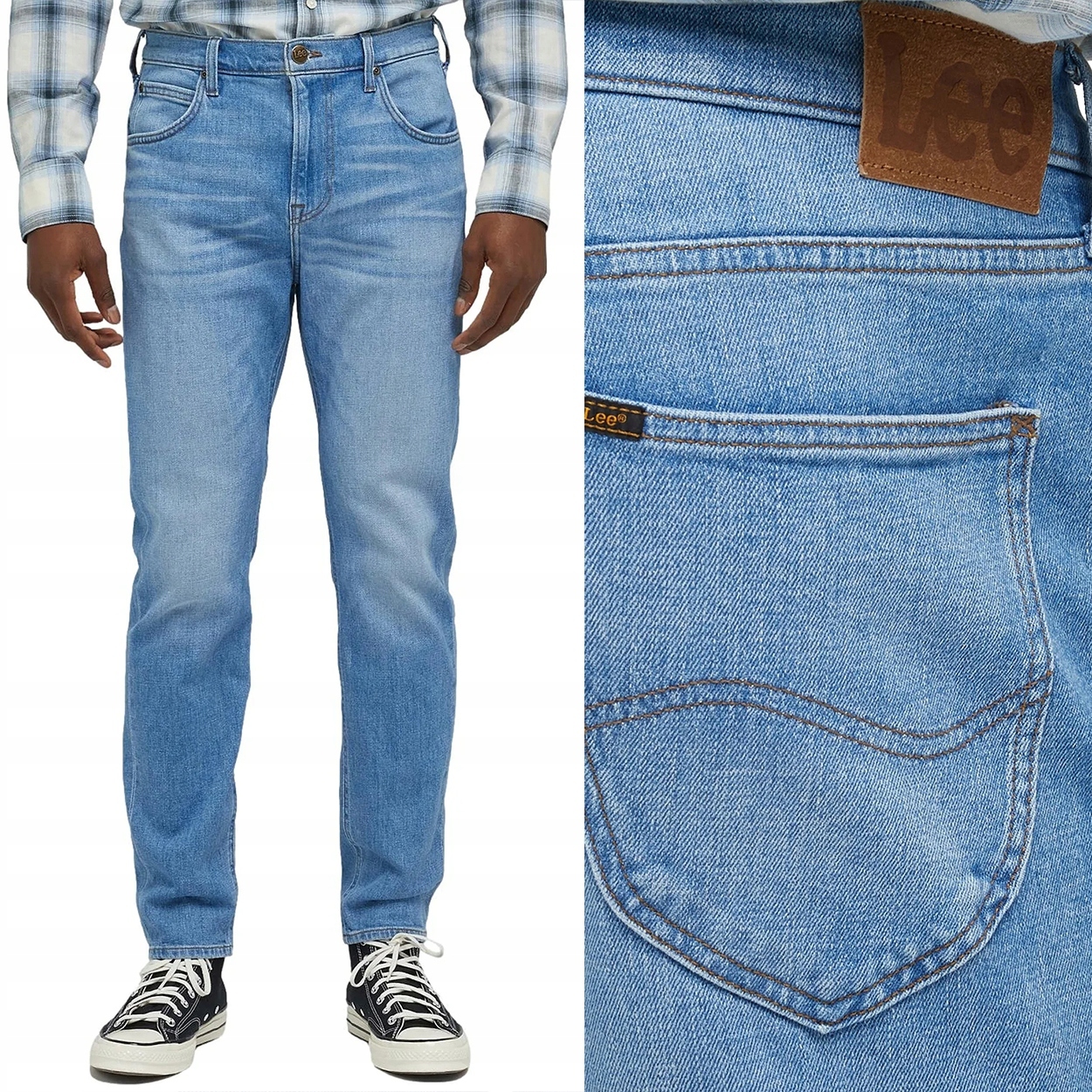 Lee Austin Tapered Union City Worn Džíny klasické džínové kalhoty W33 L30