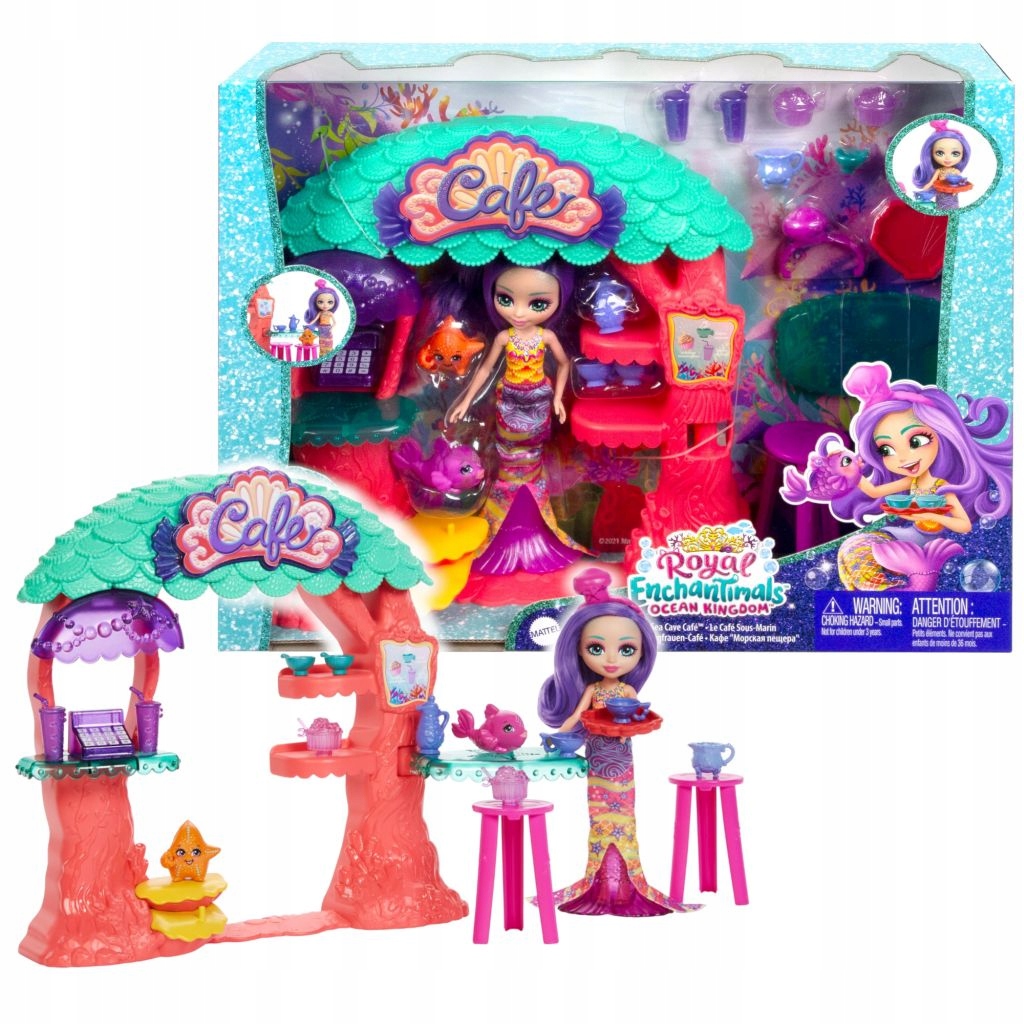 

Mattel Enchantimals Podwodna kawiarnia HCF86