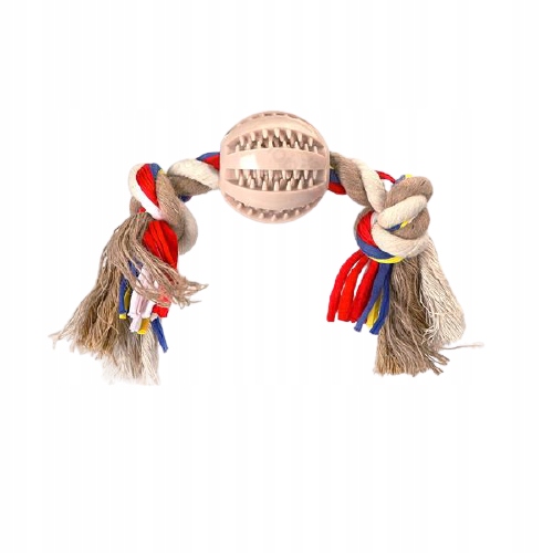 

Szarpak z gryzakiem piłką czyszczącą zęby 32 cm