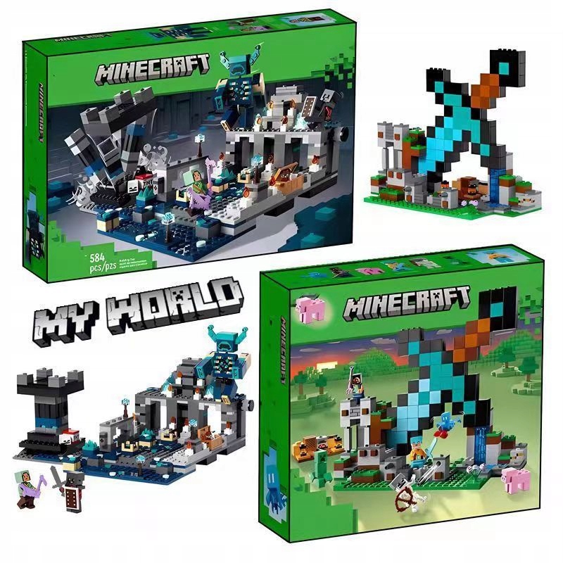 Minecraft 21246 BITWA W MROCZNEJ GŁĘBI Wiek dziecka 9 m +