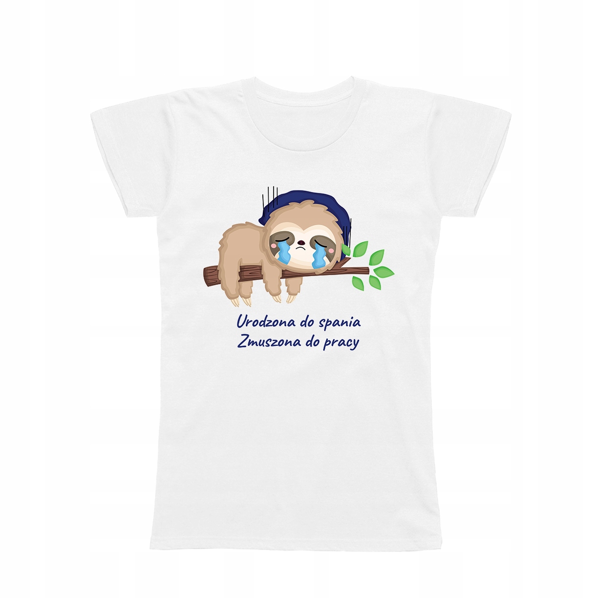 

M - Koszulka T-shirt Zmuszona Do Pracy Leniwiec
