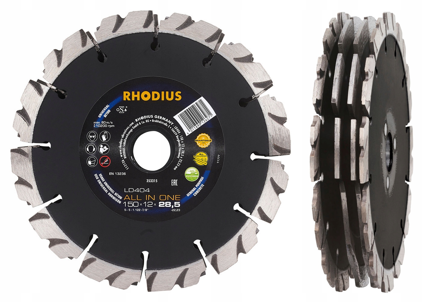 

Tarcza Diamentowa Do Bruzdownicy 150X28,5MM LD404