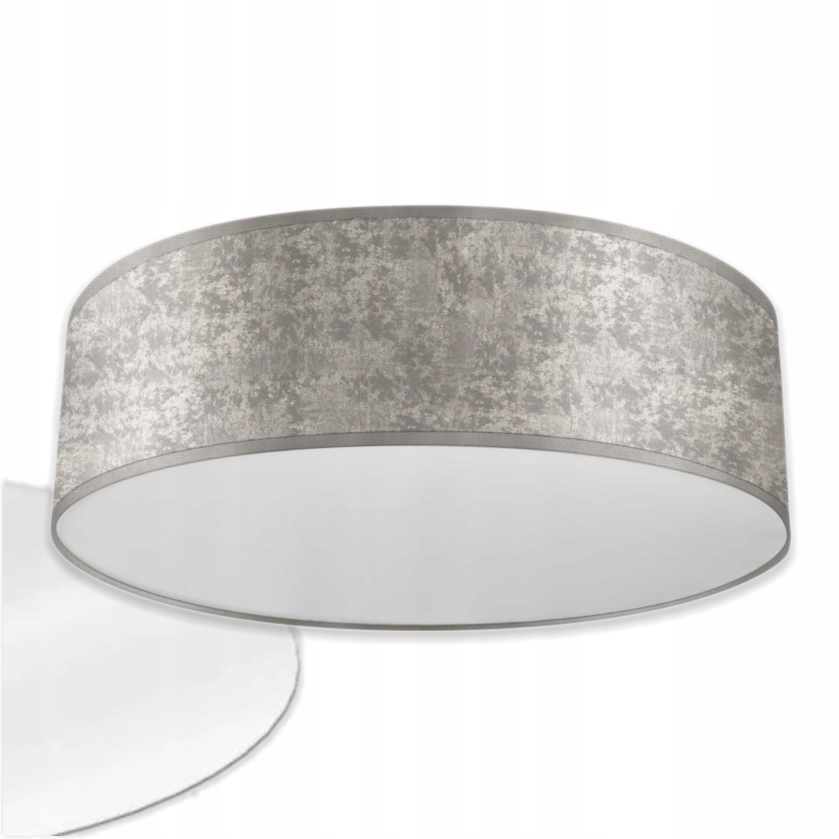 Lampa Stínidlo Ø 40 cm 2xE27 Stropní Stropní Svítidlo tkanina