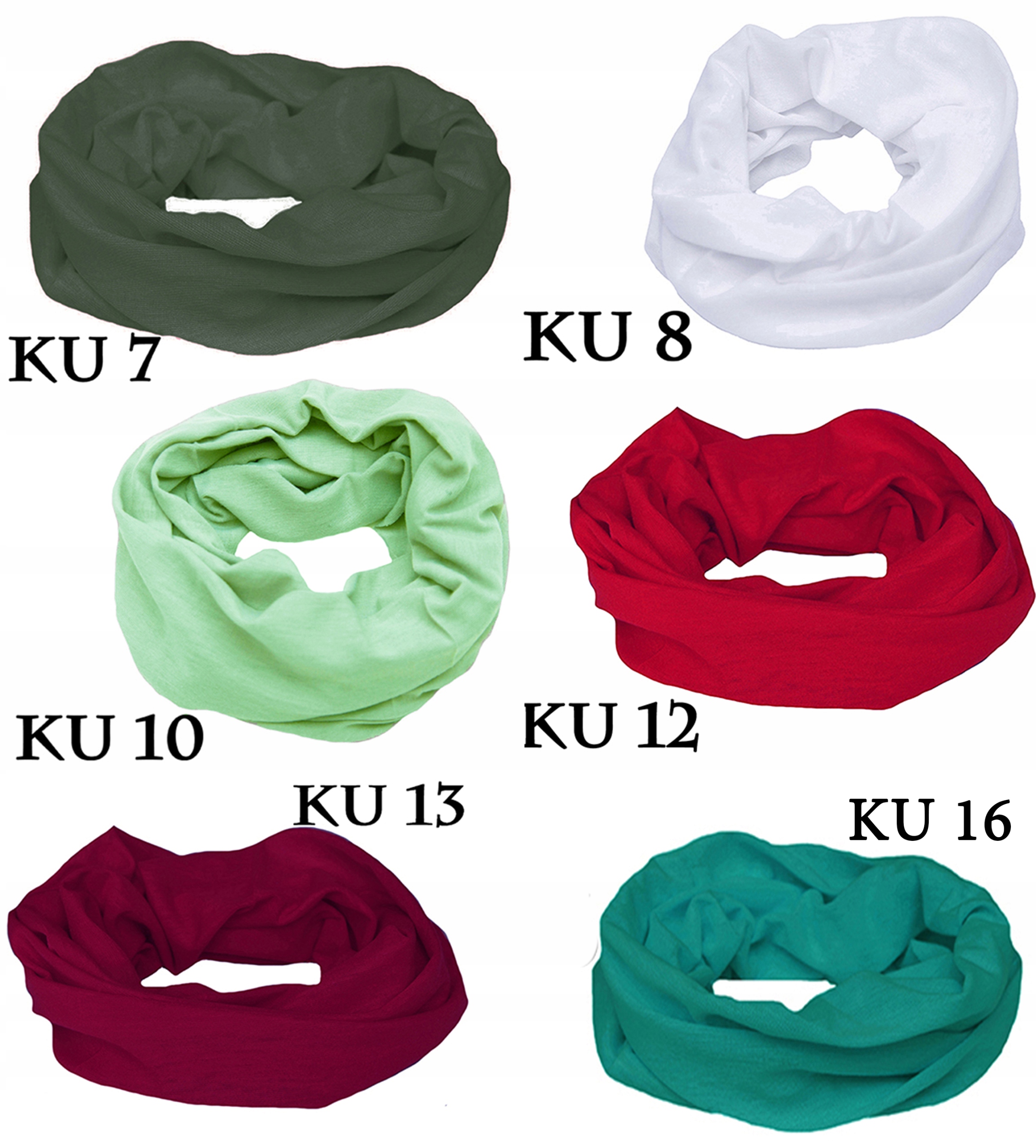 OPASKA BEZSZWOWA WIELOFUNKCYJNA chusta tuba komin Skład materiałowy MIKROFIBRA POLIESTER