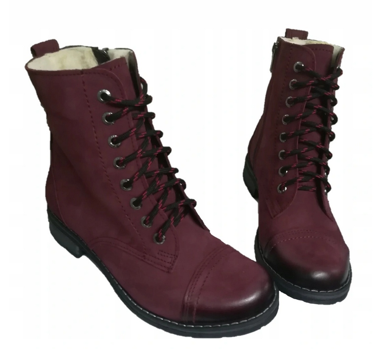 

54 Uniwersał kozaki ''glany'' sznurówka i zamek