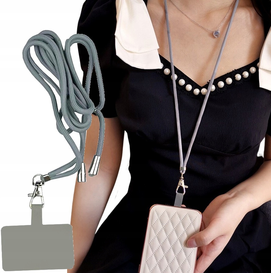 

Smycz do telefonu brelok na szyję kluczy tasiemka