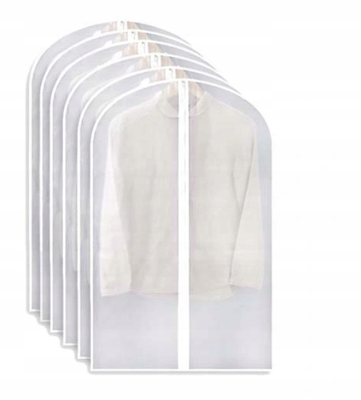 

5X Pokrowiec Na Koszulę Garnitur Odzież Ubrania S