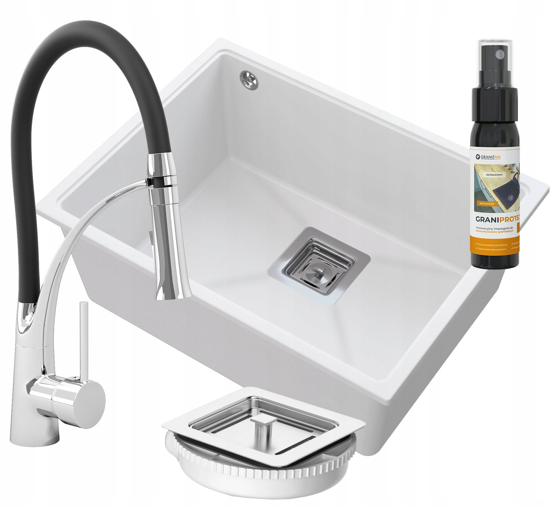 Umývadlo Pod Dosku Kohútik Sifón Napo Sada