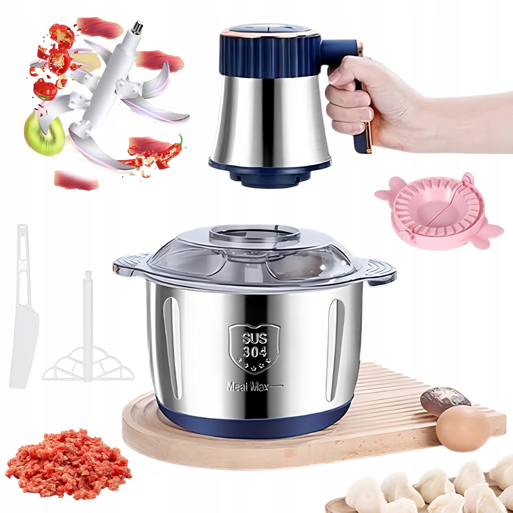 Elektrický Sekáček Potravin Ovoce A Zeleniny Nerezová Ocel