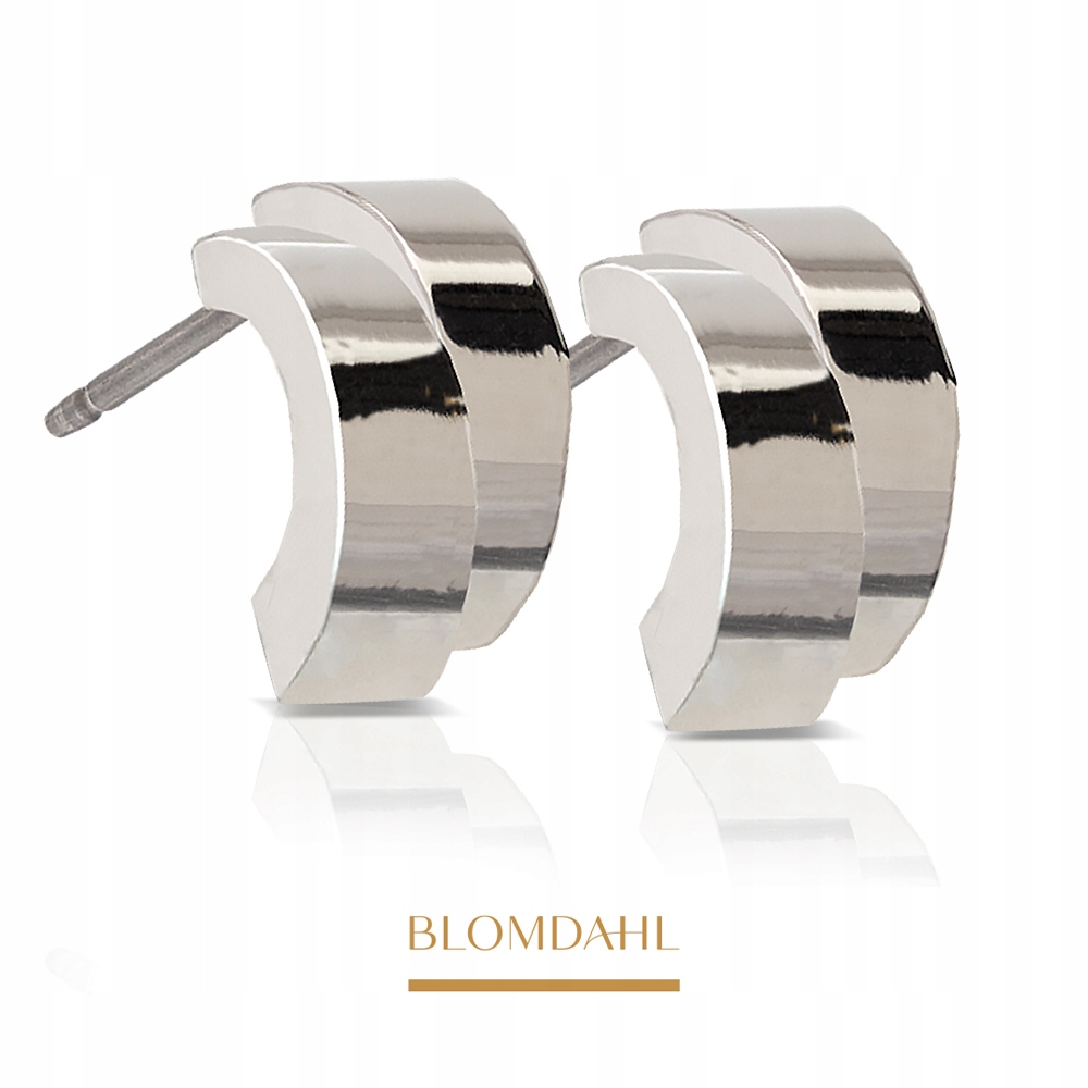 Blomdahl Náušnice Pendant Split Curved 10 mm