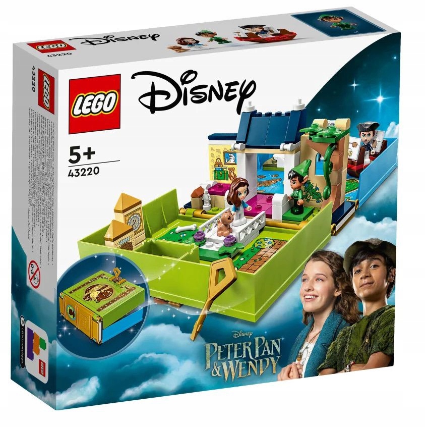 Lego Disney Classic Książka z przygodami Piotrusia Pana i Wendy