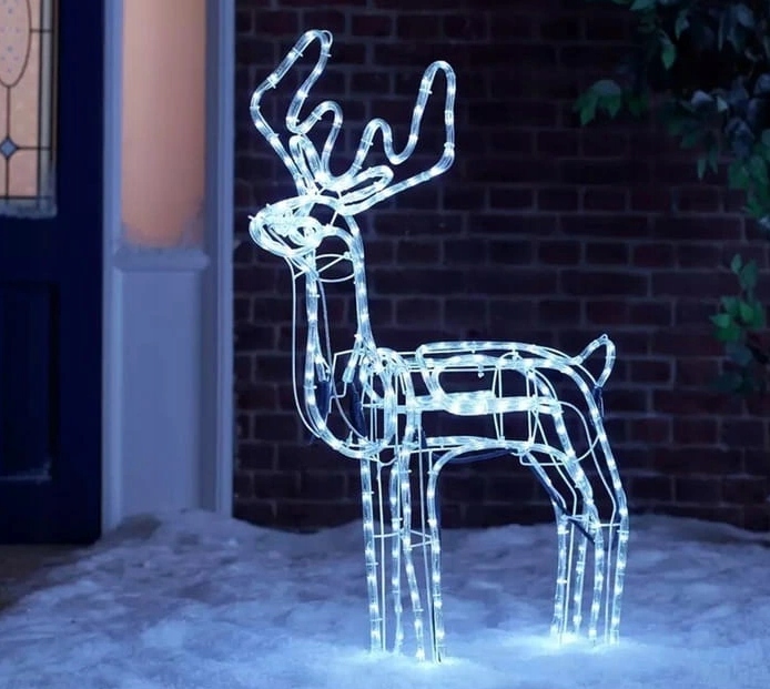 

Renifer Jelonek Zimny Biały Flash Led Duży XXL