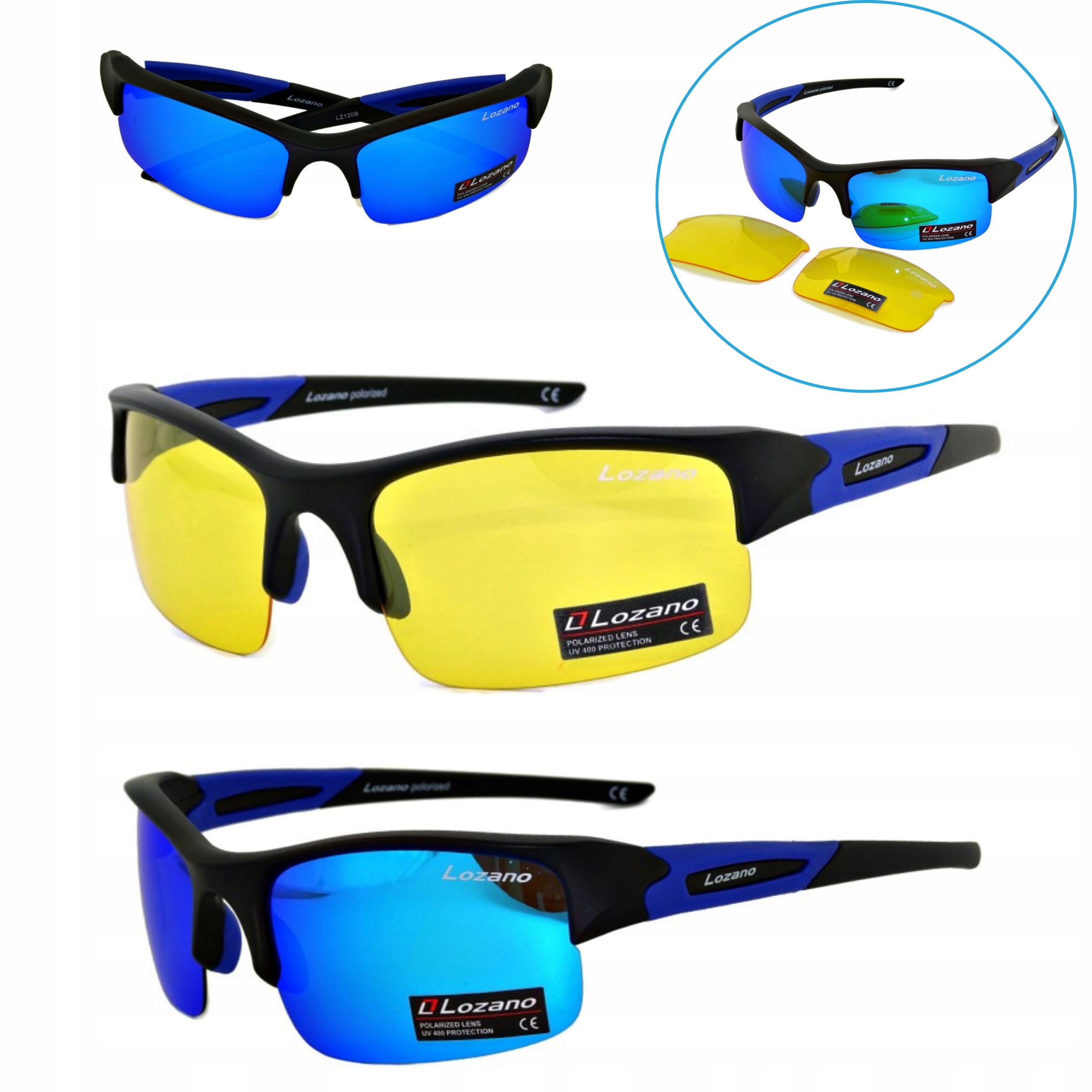 Uv Brýle Pro Jízdu Autem S Polarizací Do Auta – Vyměnitelné Čočky