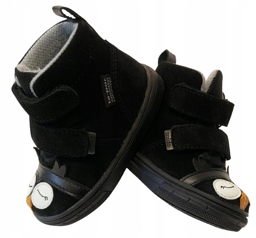Półbuty Trzewiki Mido Shoes Membrana Jesienne Czarne R 21 W 13,50 CM