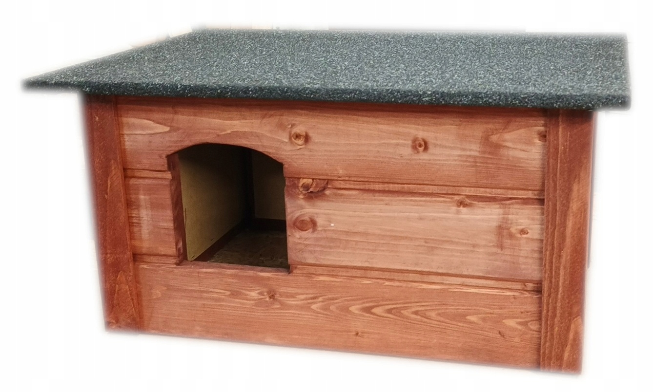 Ocieplana buda dla kota, budka dla kota, domek dla kota