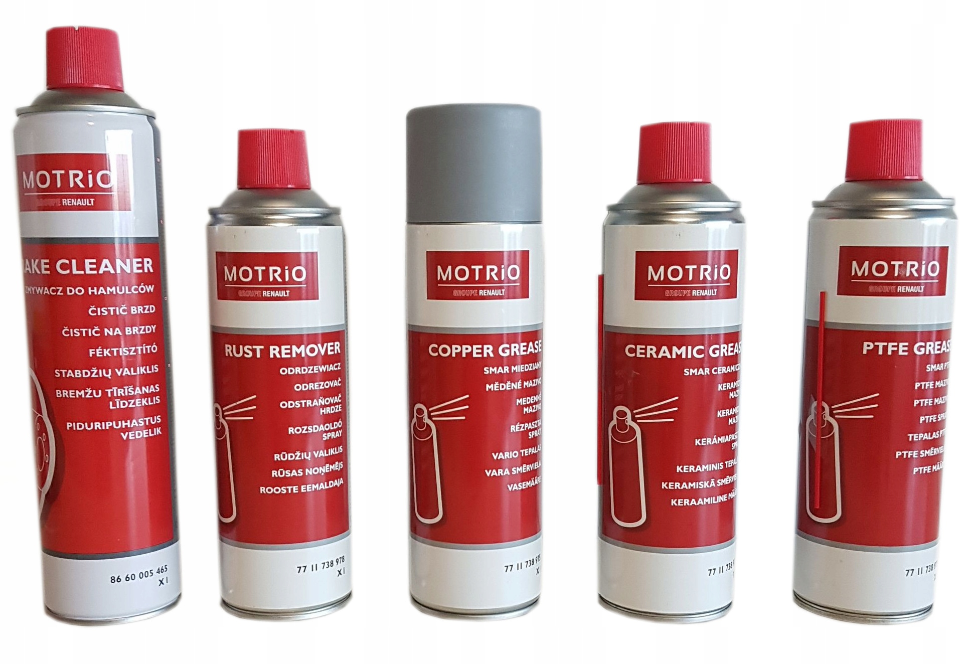 PROFESJONALNY SMAR TEFLONOWY SPRAY RENAULT MOTRIO Rodzaj smar teflonowy