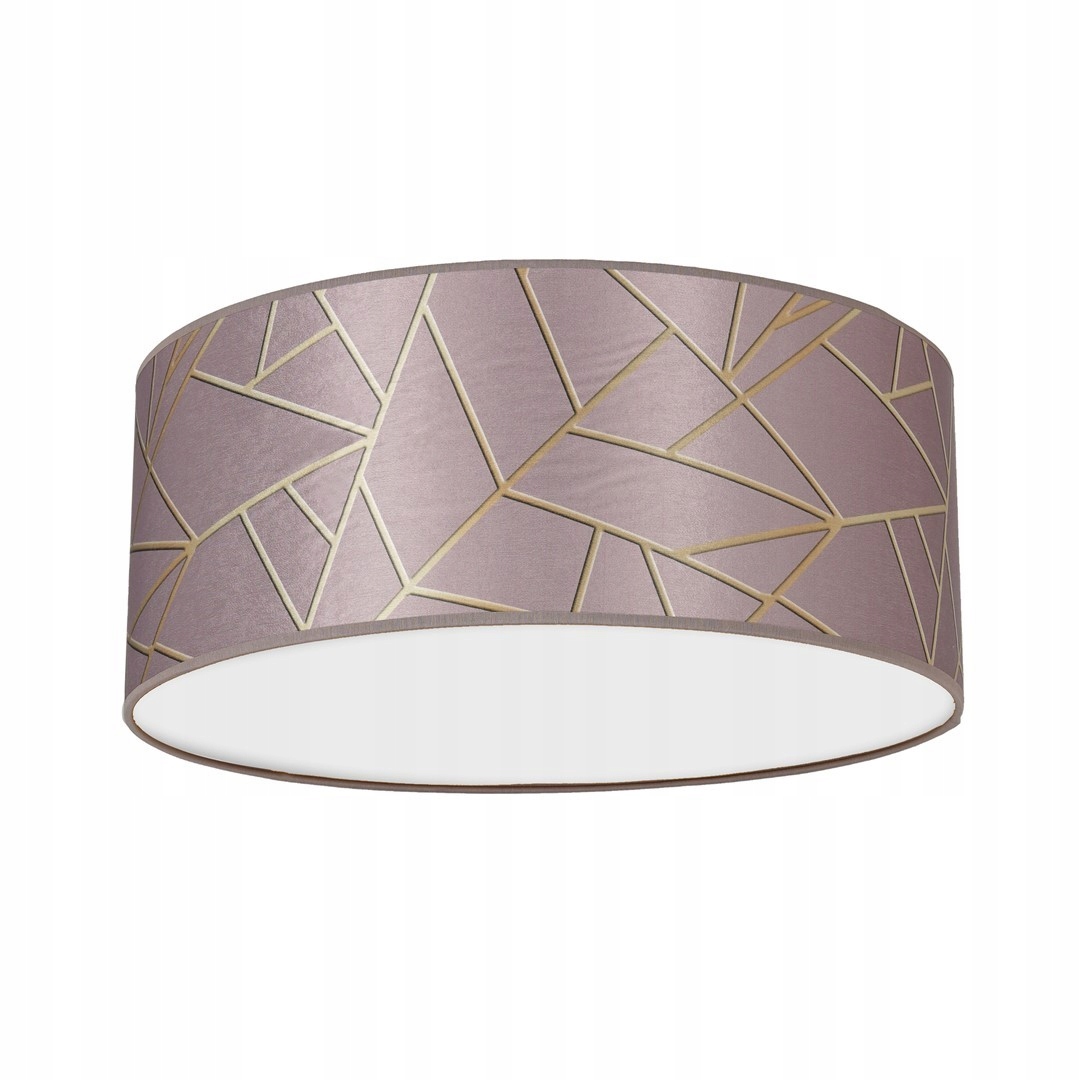 Ružovo-zlatá okrúhla lampa 2xE27 Ziggy Eko-light