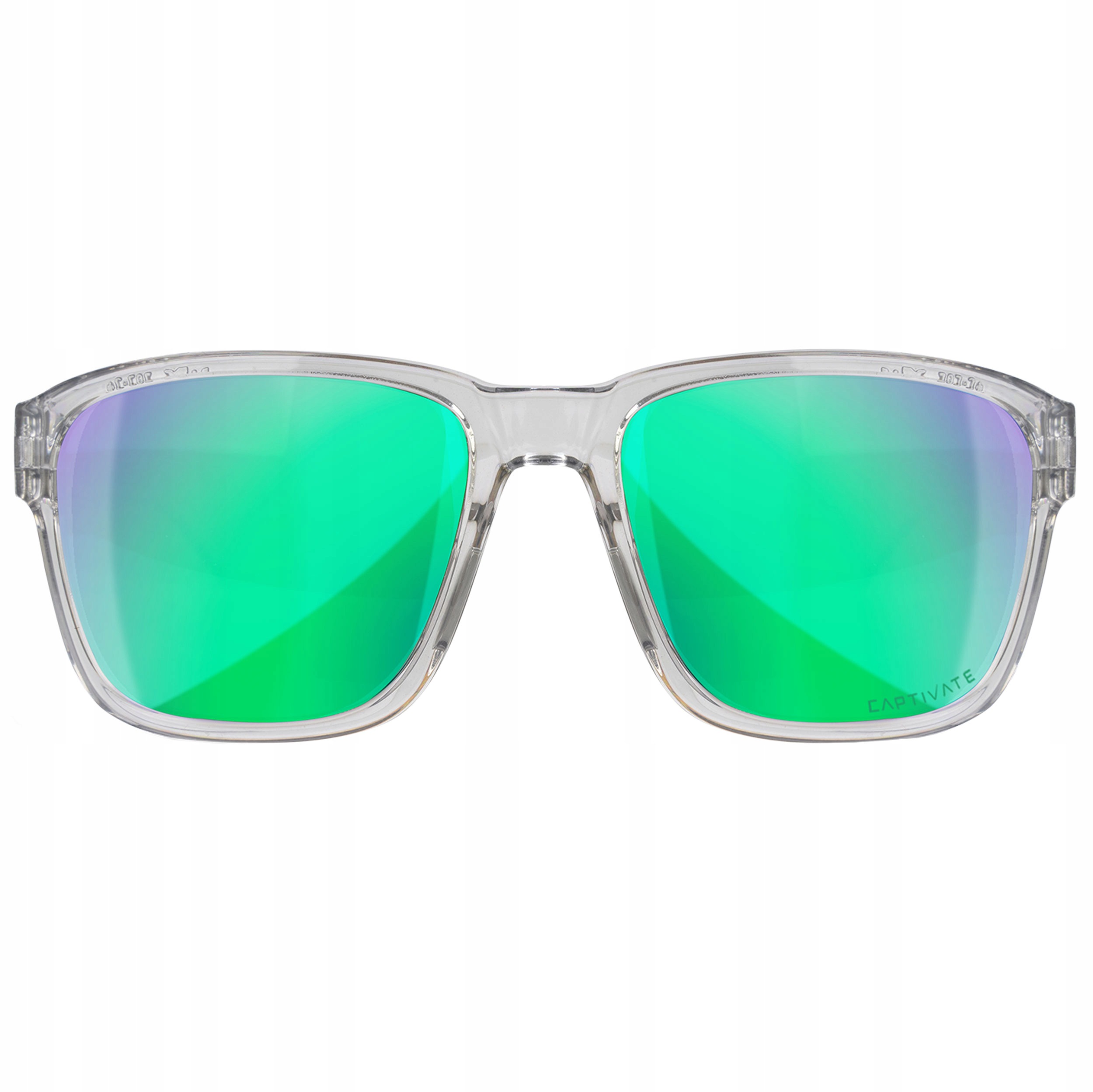 Polarizační brýle Wiley X Trek AC6TRK07 Captivate zelené zrcadlo