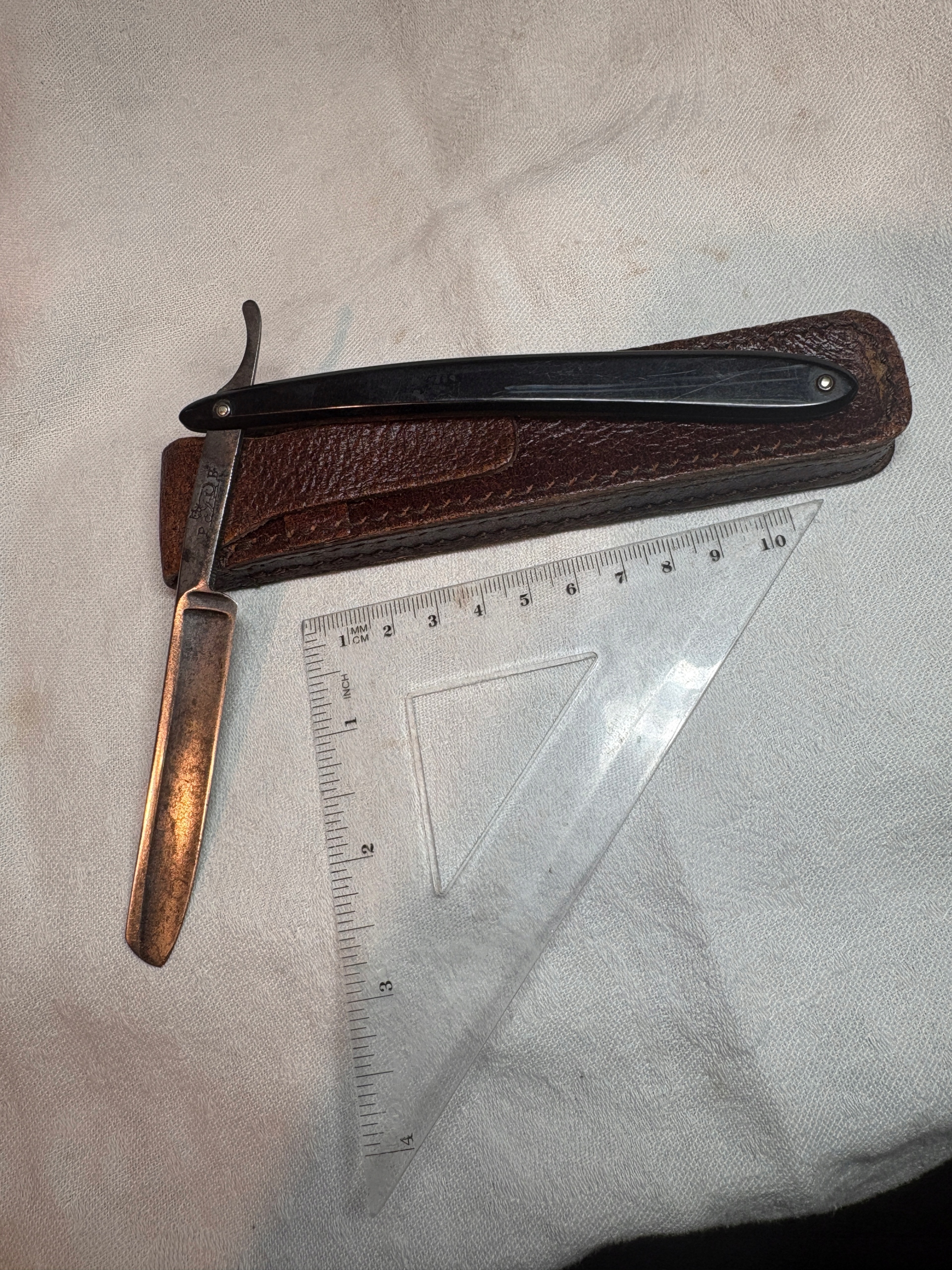 stara brzytwa + opakowanie