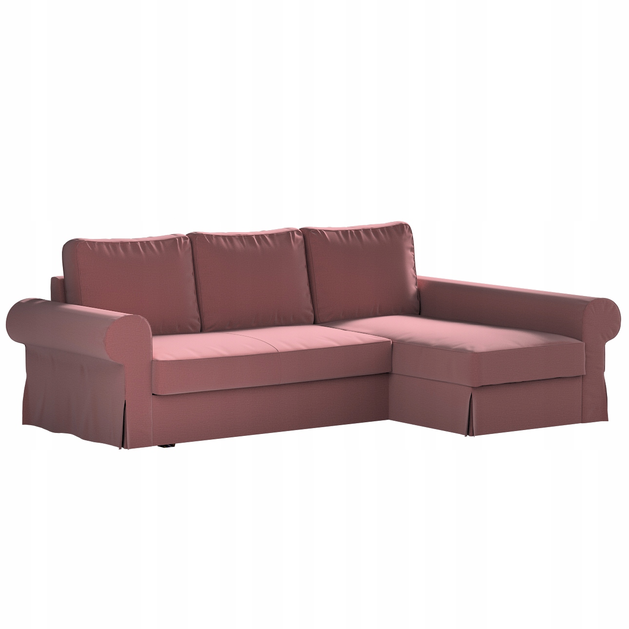 Potah na rozkládací pohovku Backabro s lehátkem Ikea fialový