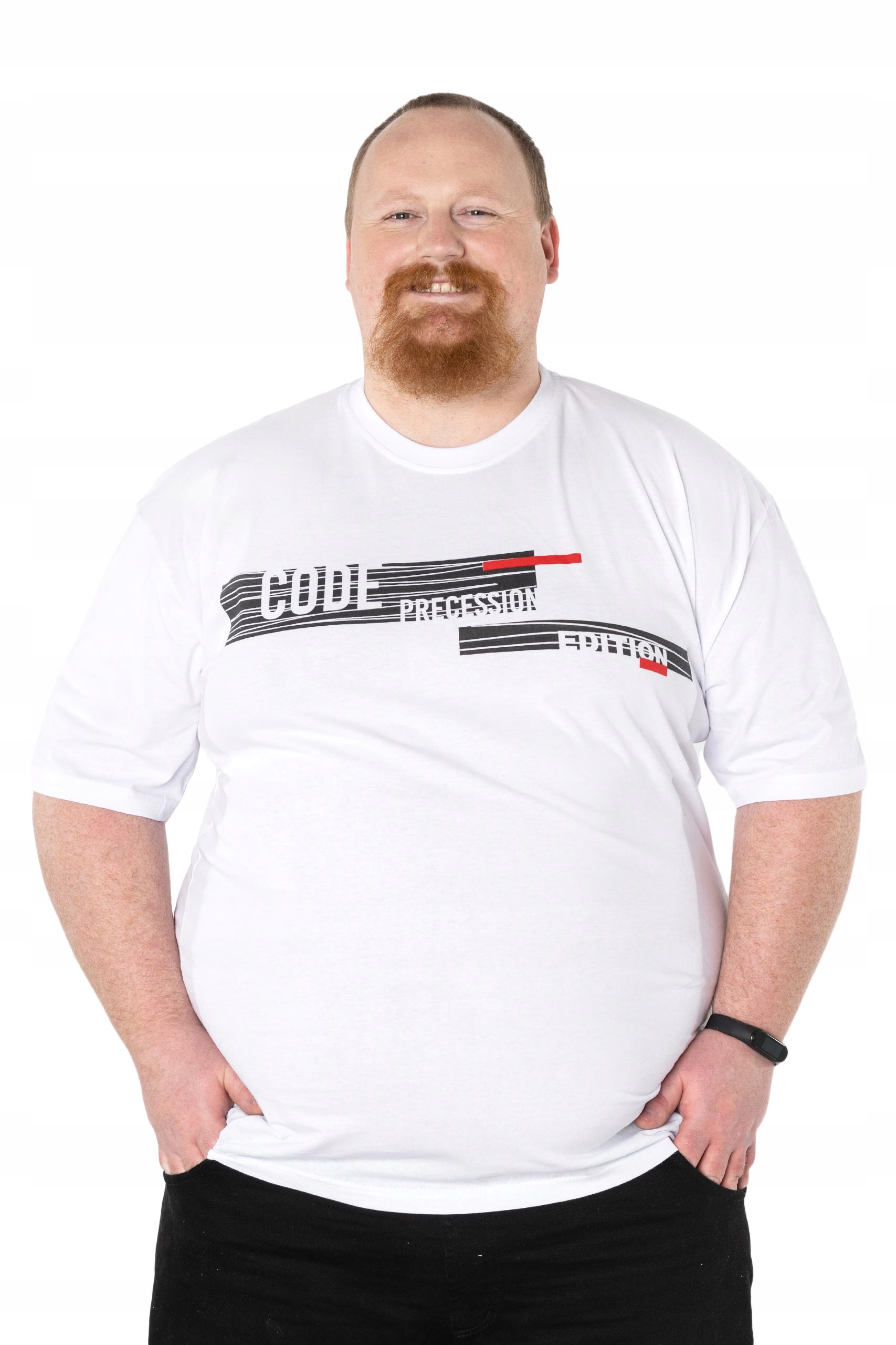 

Duży Podkoszulek Koszulka T-shirt Męski 2861-1 4XL