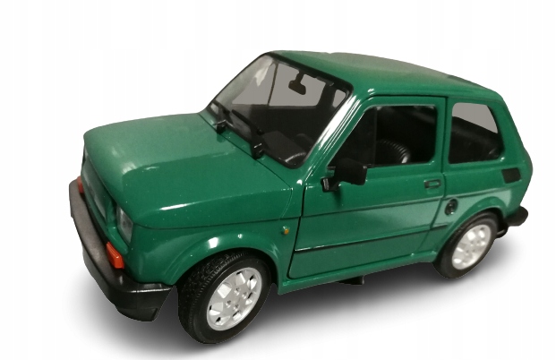 

Metalowy model Fiat 126p Welly 1:21 Maluch Prl