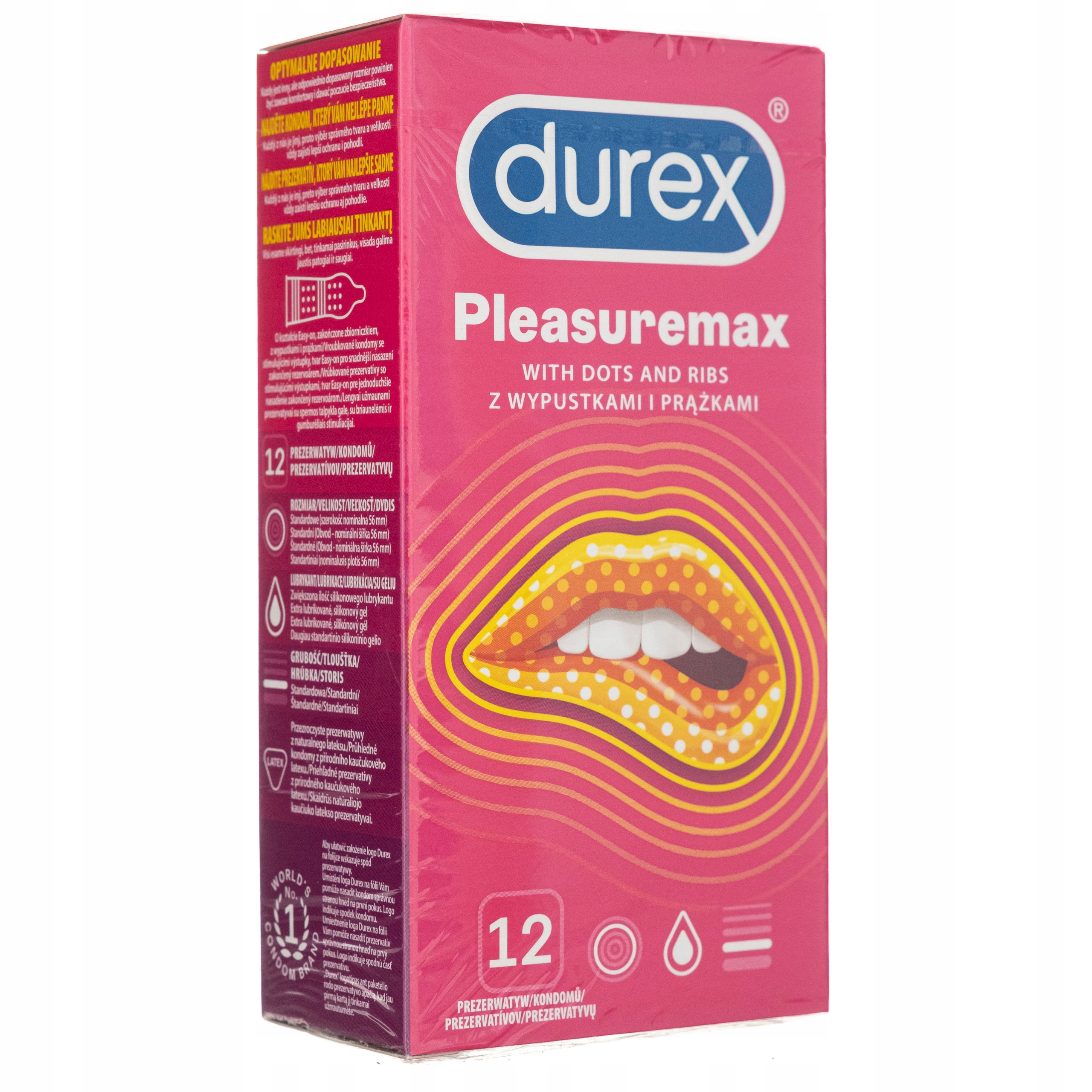 

Durex Pleasuremax Stymulacja łechtaczki 12 szt