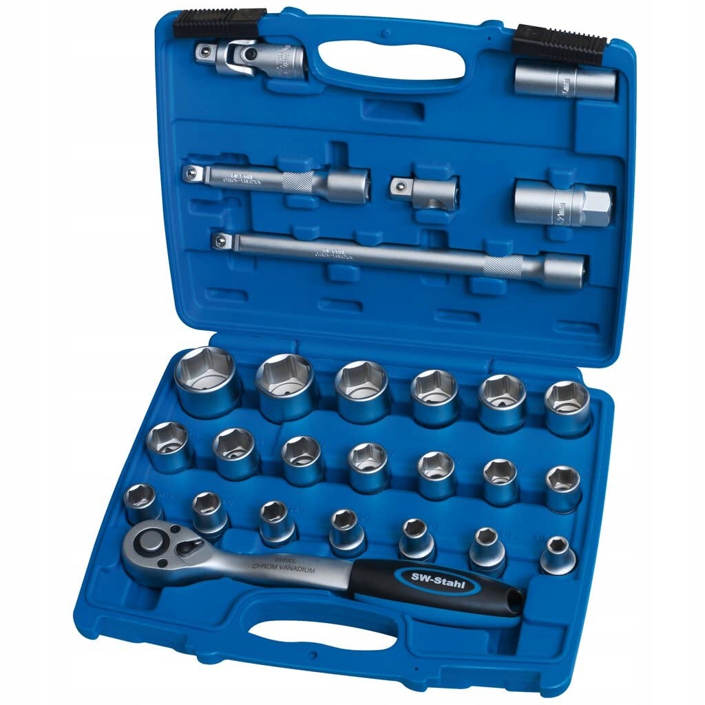SW-Stahl 07624L zestaw kluczy nasadowych I Marka SW-Stahl