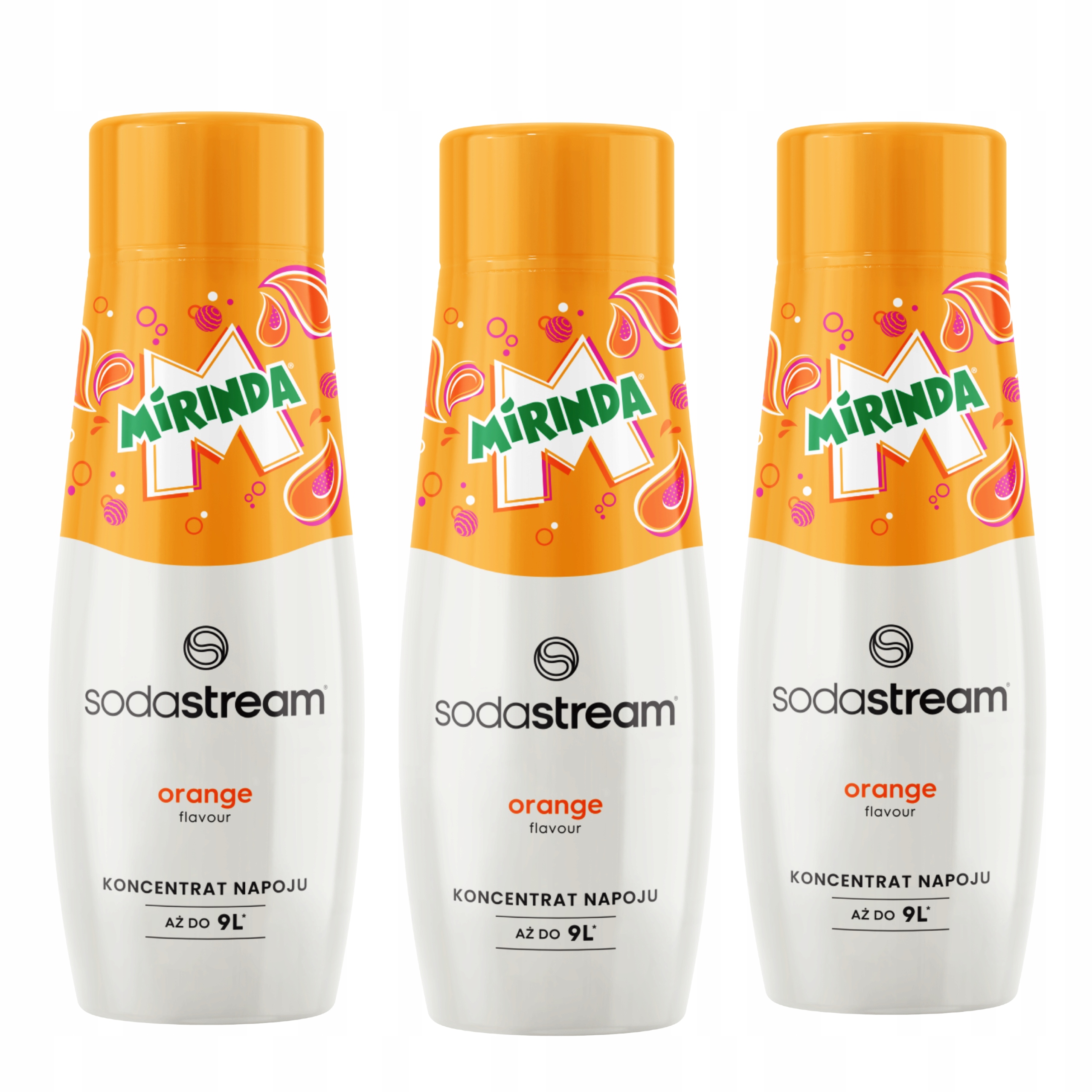 Levně Mirinda Sirup Koncentrát 440ML Sodastream x3
