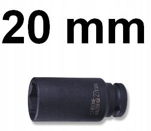 

Nasadka udarowa długa 1/2 20mm S03AD4120 Jonnesway