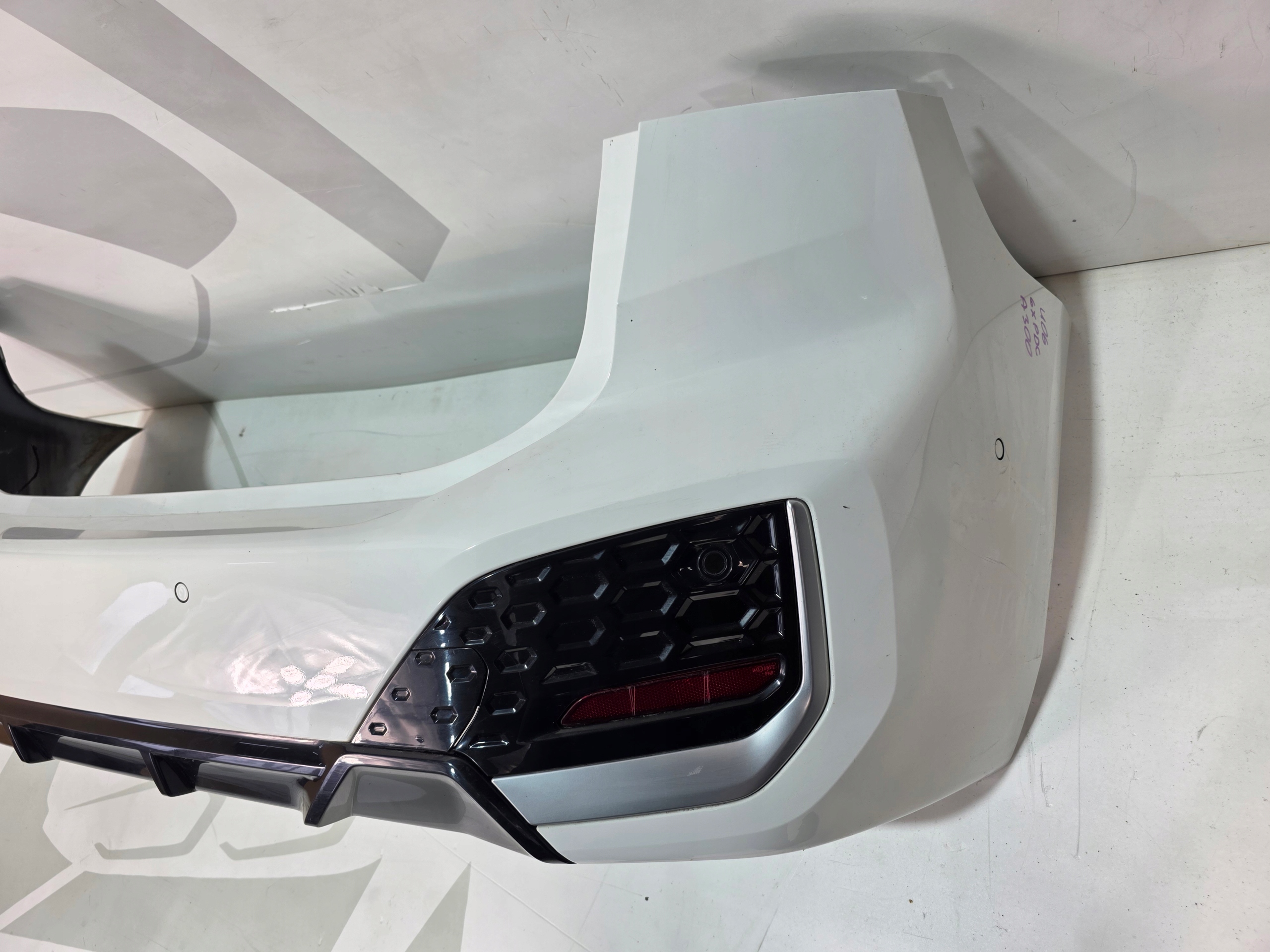 bumper rear BMW 2 U06 m-packet 6XPDC A300 ALPINWEISS