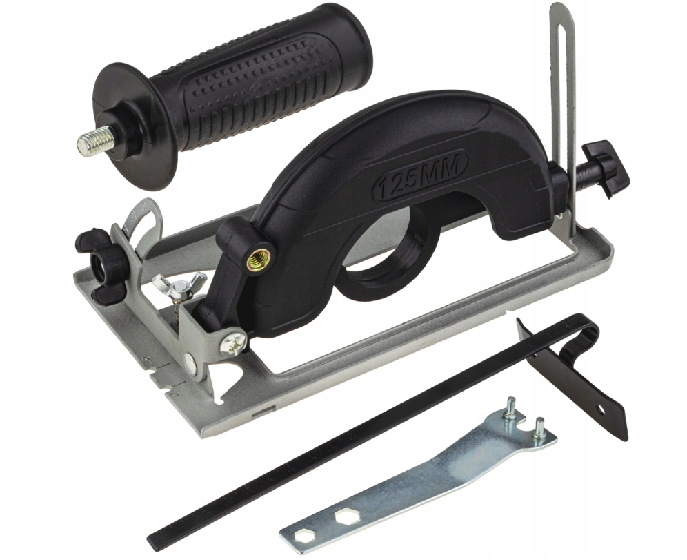 PRZYSTAWKA PROWADNICA DO SZLIFIERKI KĄTOWEJ 100 mm 125 mm ADAPTER OSŁONA