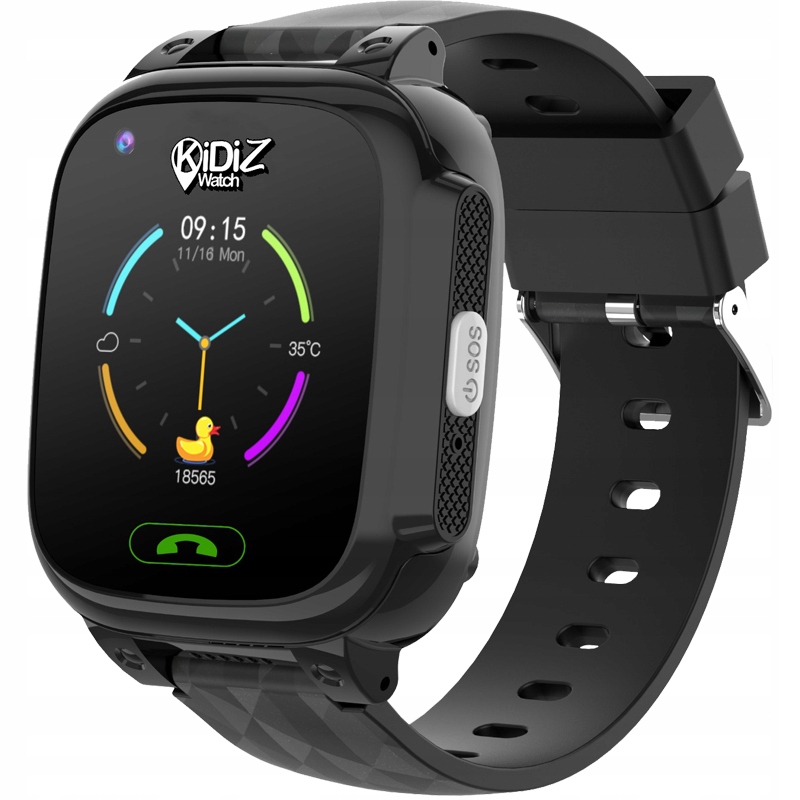 Smartwatch zegarek dla dzieci KidiZ Top czarny